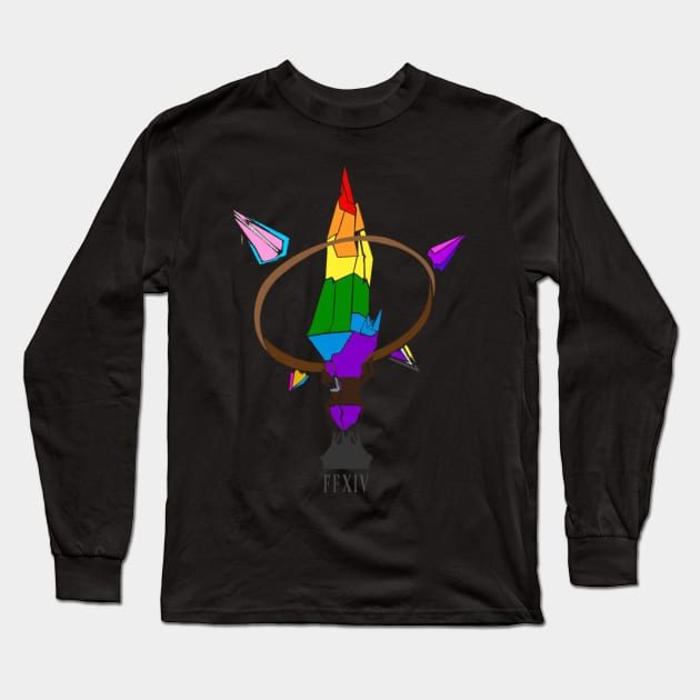 Final Fantasy XIV A Prideful Aetheryte Long Sleeve T-Shirt by zaymen.bouragba